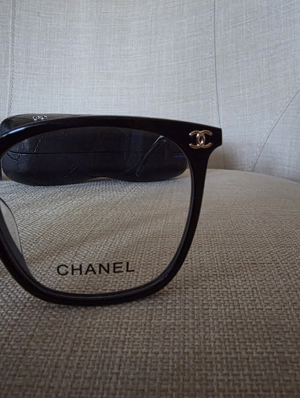 NWOT Chanel Black Square Clear Framed Eyeglasses CH345 54-20-145 - Picture 12 of 14